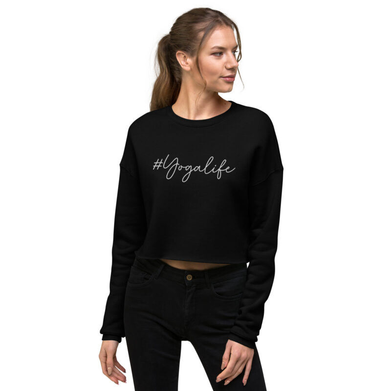 #YogalifeCrop Sweatshirt - Image 2