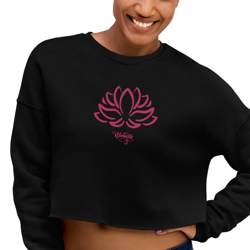 Lotus Crop Sweatshirt