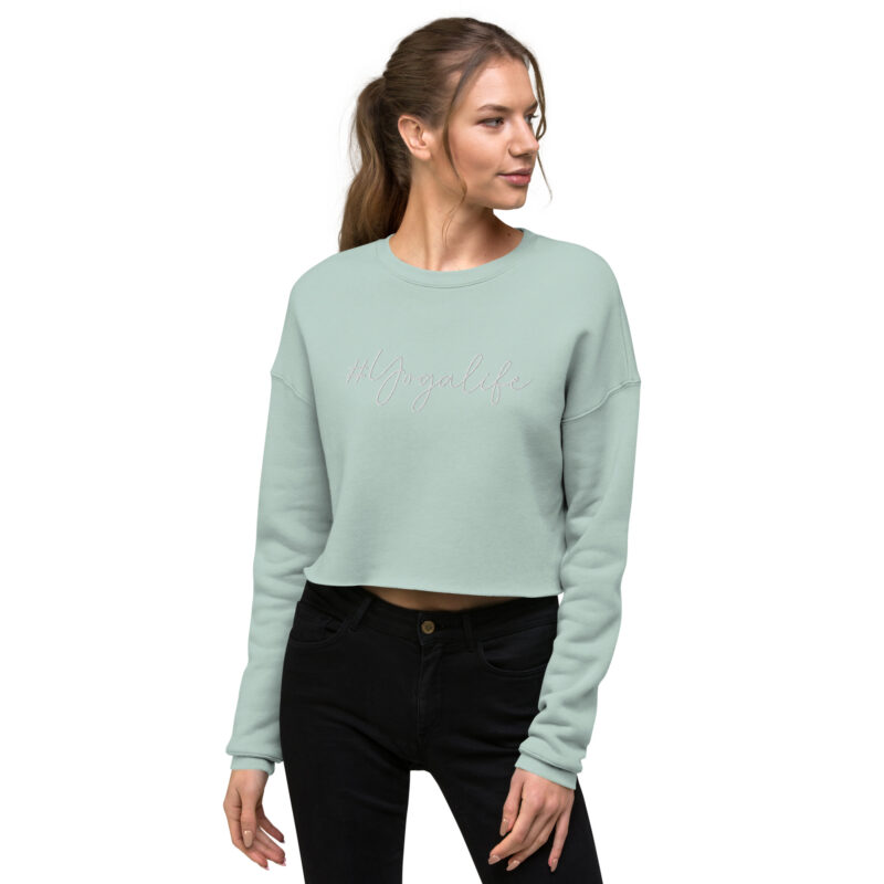 #YogalifeCrop Sweatshirt - Image 17