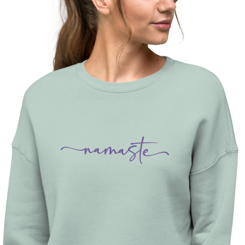 Namaste Crop Sweatshirt