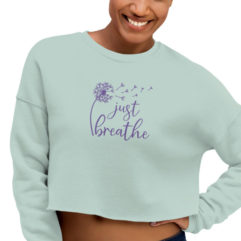 Breathe Dandelion Crop Sweatshirt