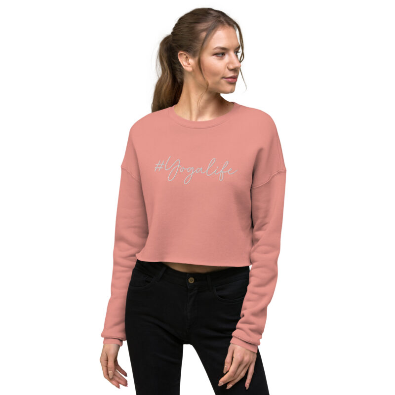 #YogalifeCrop Sweatshirt - Image 12