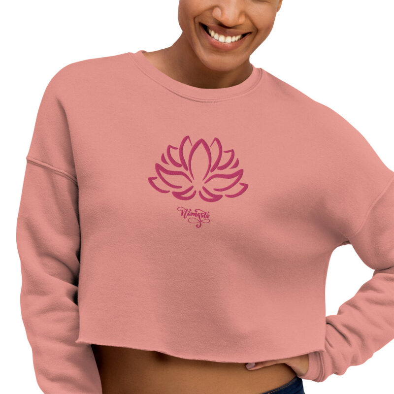 Lotus Crop Sweatshirt - Image 8