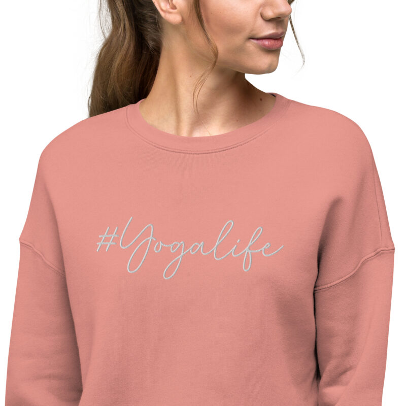 #YogalifeCrop Sweatshirt