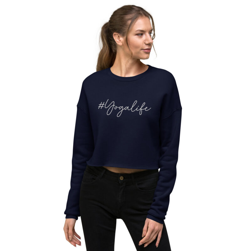 #YogalifeCrop Sweatshirt - Image 7