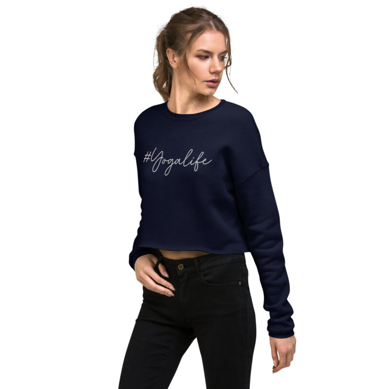 #YogalifeCrop Sweatshirt - Image 10