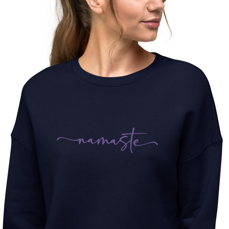 Namaste Crop Sweatshirt - Image 8