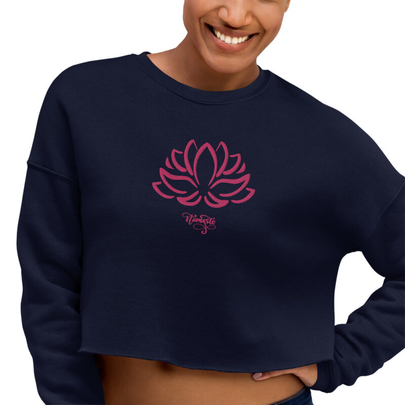 Lotus Crop Sweatshirt - Image 5