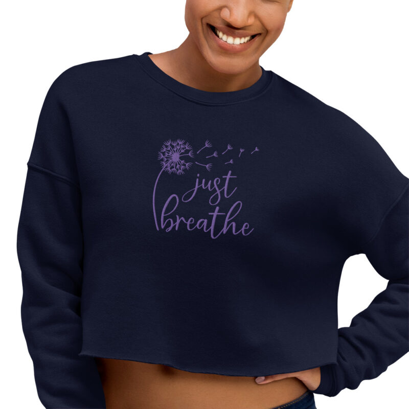 Breathe Dandelion Crop Sweatshirt - Image 5