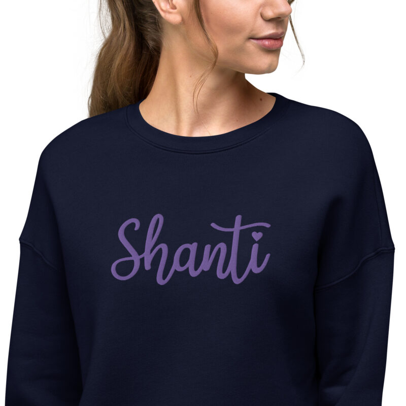 Shanti Crop Sweatshirt