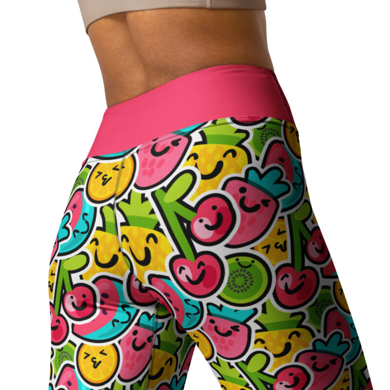 Happy Fruit Yoga Leggings - Image 3