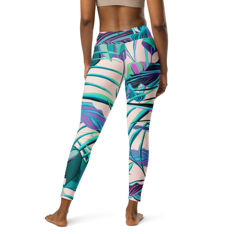 Bright Jungle Yoga Leggings - Image 4