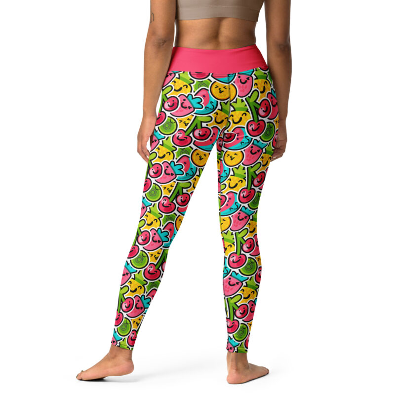 Happy Fruit Yoga Leggings - Image 4