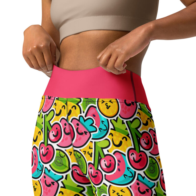 Happy Fruit Yoga Leggings - Image 2