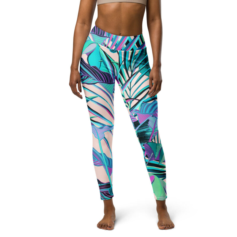 Bright Jungle Yoga Leggings