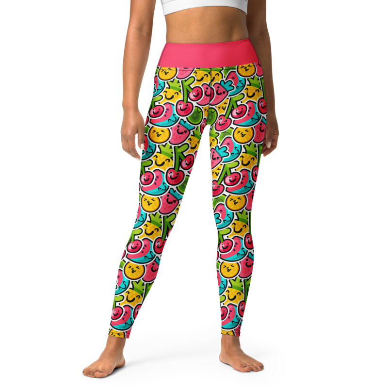 Happy Fruit Yoga Leggings