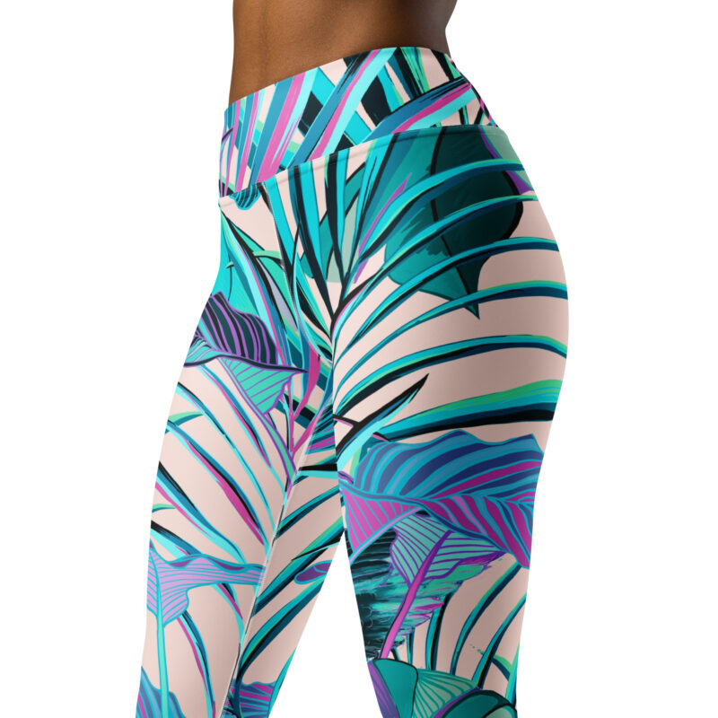 Bright Jungle Yoga Leggings - Image 2